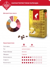 Кофе в зернах Julius Meinl Jubilaum (Юлиус Майнл Юбилейный)  1 кг, вакуумная упаковка